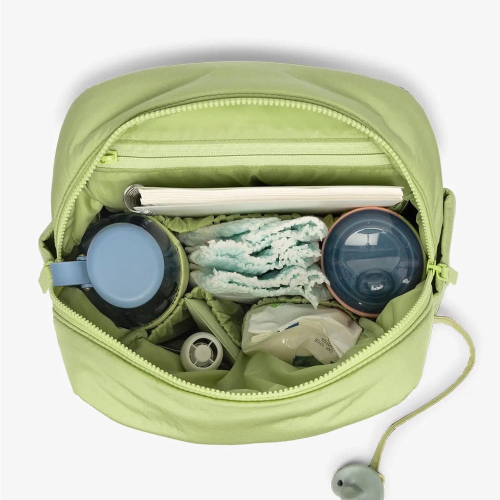 Calpak Convertible Diaper Backpack in Lime - Picture 6 of 8
